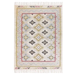 Dywan z juty 140 x 200 cm wielokolorowy TERKOS