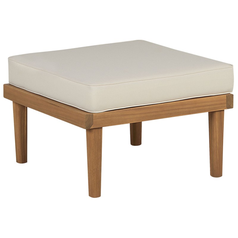 Zestaw ogrodowy ze stolikiem i otomaną dla 5 osób BARATTI Drewno akacjowe Brązowy