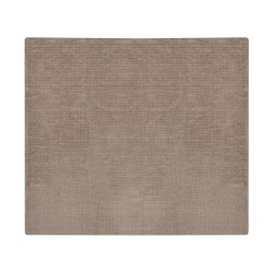 Narzuta na łóżko SURMI Sztuczne futro 200 x 220 cm Jasnobrązowy