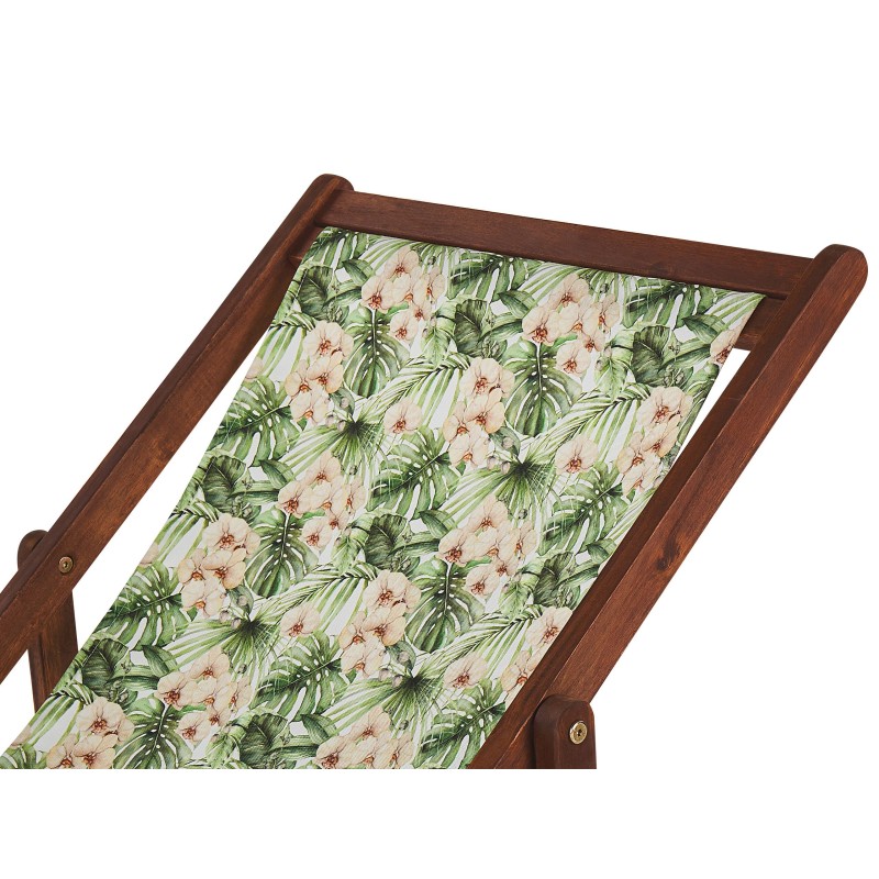 Zestaw 2 wymiennych tkanin do leżaków ogrodowych ANZIO/AVELLINO Różowy