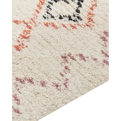 Dywan bawełniany 140 x 200 cm beżowy GUWAHATI