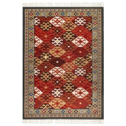 Dywan wełniany kilim 200 x 300 cm wielokolorowy URTSADZOR