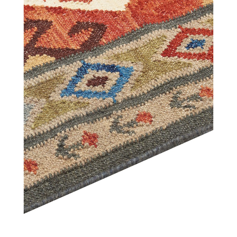Dywan wełniany kilim 200 x 300 cm wielokolorowy URTSADZOR