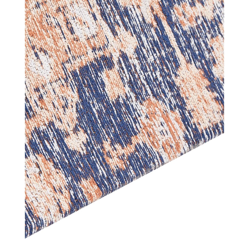 Dywan bawełniany 200 x 300 cm niebiesko-czerwony KURIN