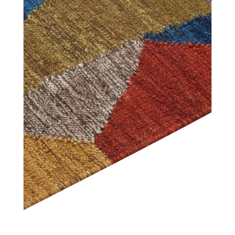 Dywan wełniany kilim 160 x 230 cm wielokolorowy ARZAKAN