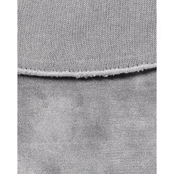 Dywan okrągły z wiskozy ⌀ 140 cm jasnoszary GESI II