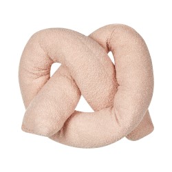 Zestaw 2 poduszek dekoracyjnych GLADIOLUS Boucle 172 x 14 cm Różowy Jednolity