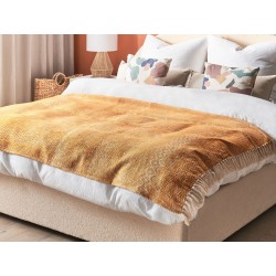 Koc FIROZABAD Bawełna 130 x 180 cm Pomarańczowy