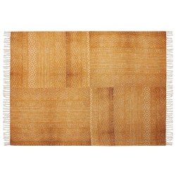 Koc FIROZABAD Bawełna 130 x 180 cm Pomarańczowy