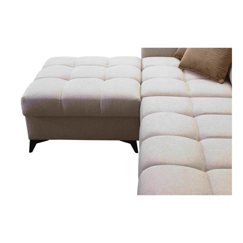 Ecksofa Venna I Maxi mit Schlaffunktion und USB-Anschluss - Plüsch, Avra 7