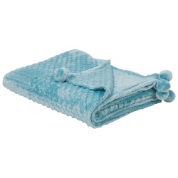 Koc SAMUR 200 x 220 cm Błękitny