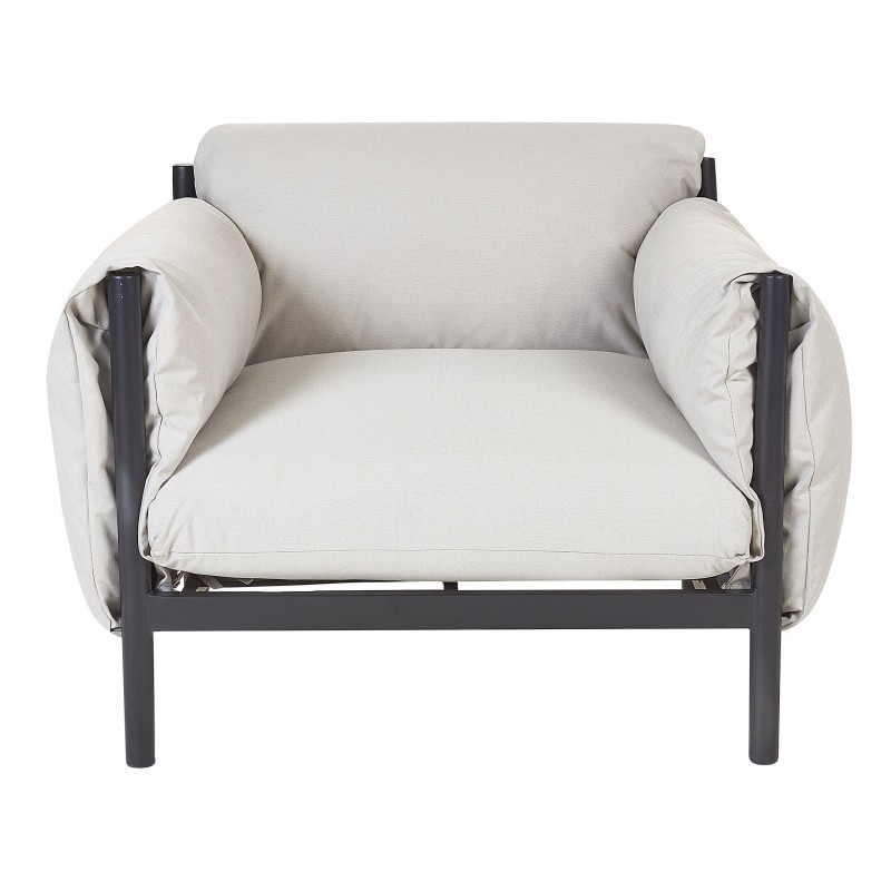 Zestaw ogrodowy dla 5 osób ESPERIA Metal Szary