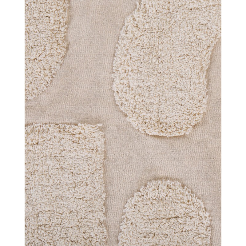 Dywan bawełniany 140 x 200 cm beżowy DIYADIN