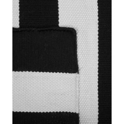 Dywan zewnętrzny 160 x 230 cm czarno-biały TAVAS