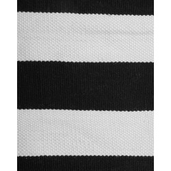 Dywan zewnętrzny 160 x 230 cm czarno-biały TAVAS