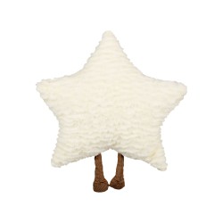 Poduszka dekoracyjna dla dzieci gwiazda 40 x 40 cm biała STARFRUIT