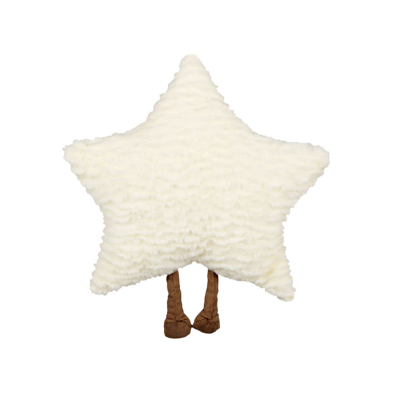 Poduszka dekoracyjna dla dzieci gwiazda 40 x 40 cm biała STARFRUIT