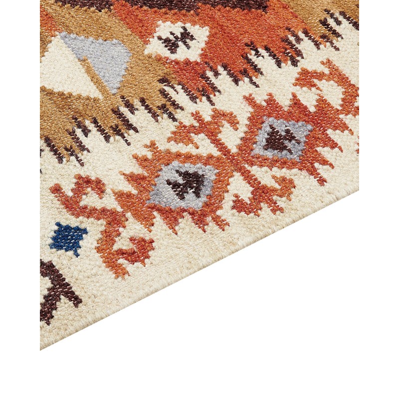 Dywan wełniany kilim 200 x 300 cm wielokolorowy VOSKETAP