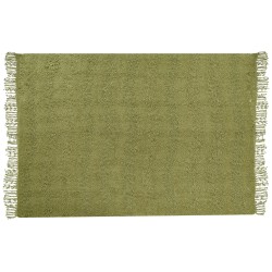 Koc VELLA Bawełna 150 x 200 cm Oliwkowy