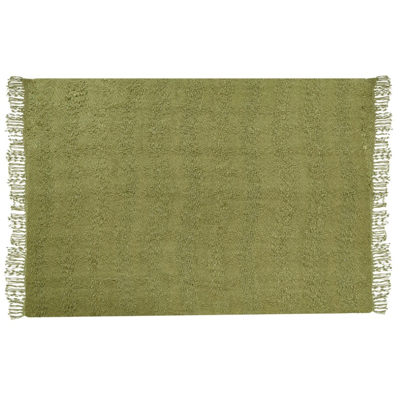 Koc VELLA Bawełna 150 x 200 cm Oliwkowy