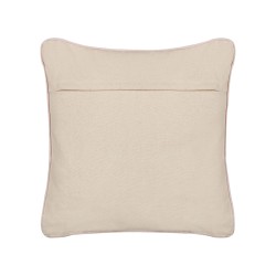 Bawełniana poduszka dekoracyjna w serca 45 x 45 cm beżowa GAZANIA