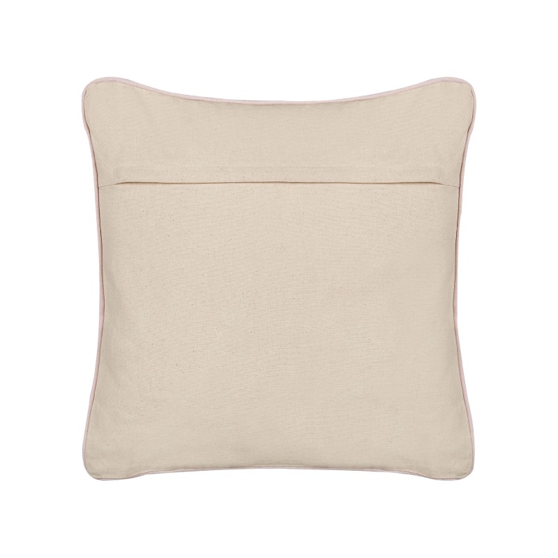 Bawełniana poduszka dekoracyjna w serca 45 x 45 cm beżowa GAZANIA