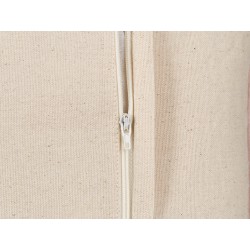 Bawełniana poduszka dekoracyjna w serca 45 x 45 cm beżowa GAZANIA