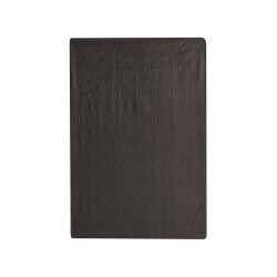 Narzuta na łóżko RAYEN 140 x 210 cm Brązowy