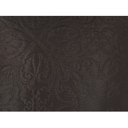 Narzuta na łóżko RAYEN 140 x 210 cm Brązowy