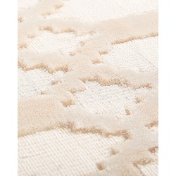 Dywan wiskozowy 160 x 230 cm beżowy CIZRE