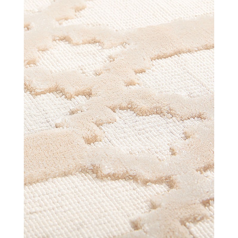 Dywan wiskozowy 160 x 230 cm beżowy CIZRE