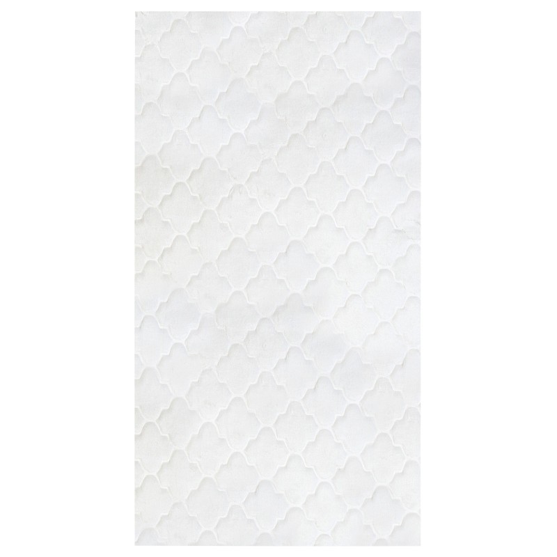 Dywan sztuczne futro królika 80 x 150 cm biały GHARO