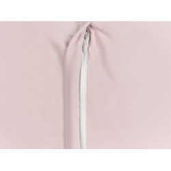 Zestaw 2 poduszek dekoracyjnych EUSTOMA Welur 60 x 60 cm Różowy Jednolity