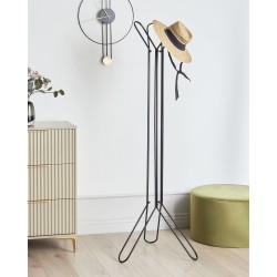 Wieszak na ubrania BRITTON Czarny