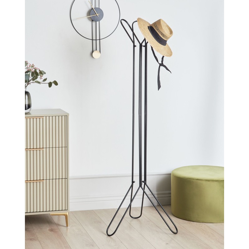 Wieszak na ubrania BRITTON Czarny