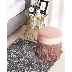 Dywan z wiskozy 80 x 150 cm szaro-srebrny ESEL