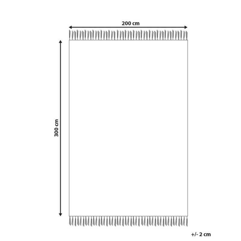 Dywan 200 x 300 cm beżowy SAZOO