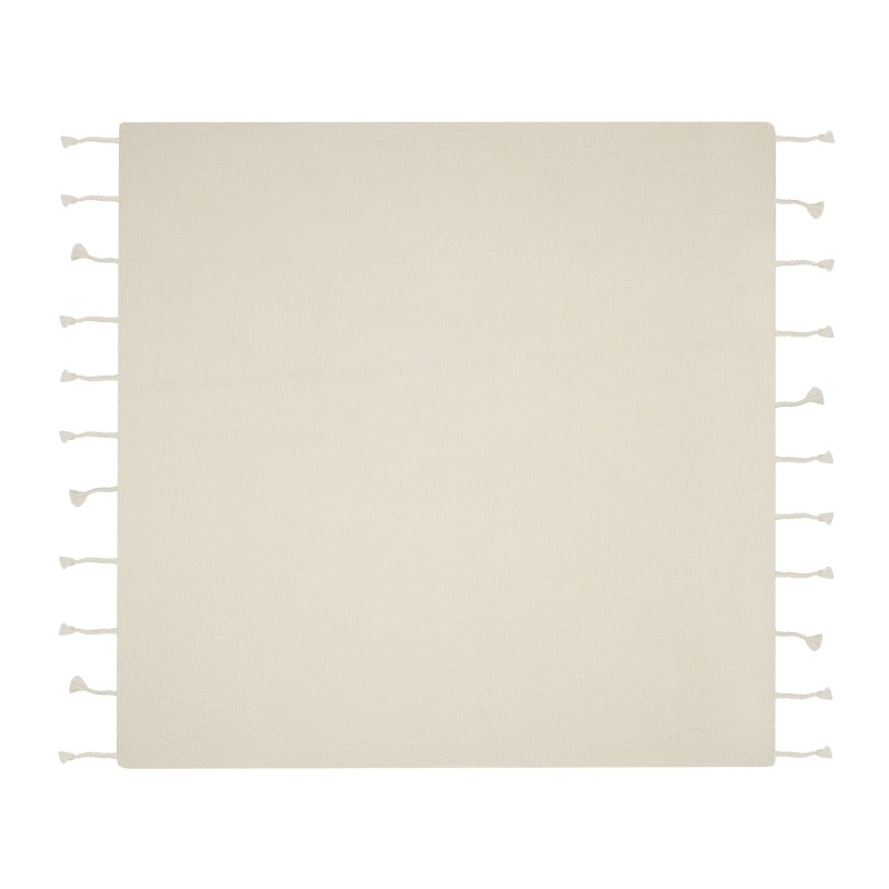 Koc NAZILLI Bawełna 125 x 150 cm Beżowy