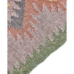 Dywan zewnętrzny 140 x 200 cm wielokolorowy SAHBAZ