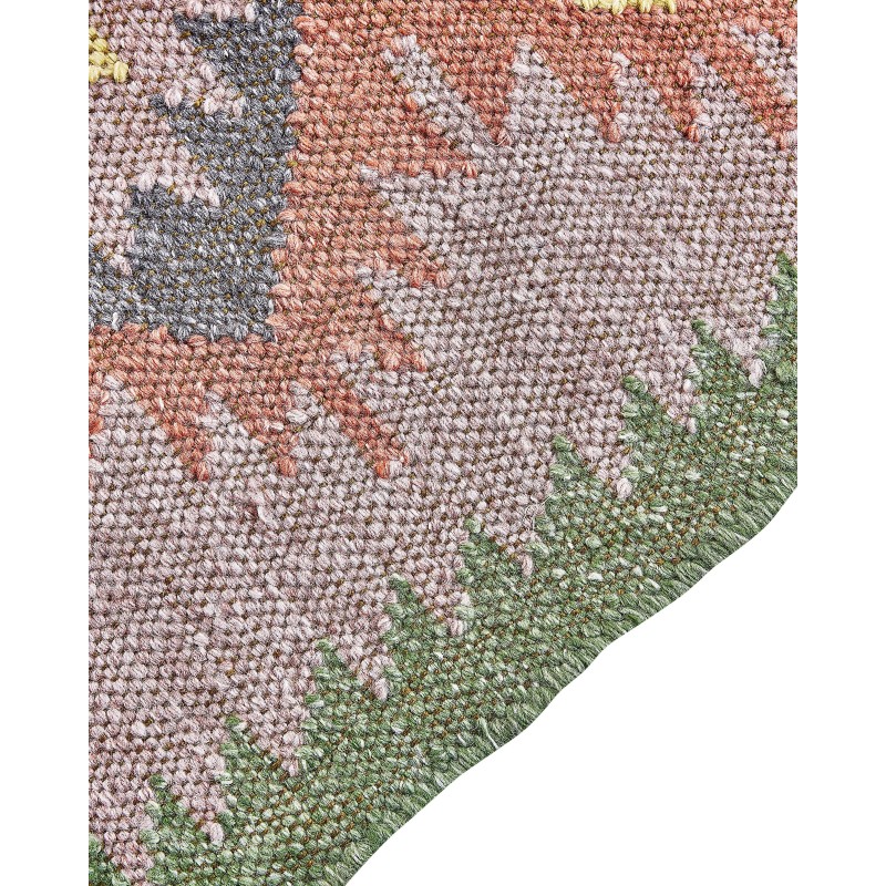 Dywan zewnętrzny 140 x 200 cm wielokolorowy SAHBAZ