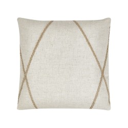 Zestaw 2 poduszek dekoracyjnych LICUALA 45 x 45 cm Beżowy Wzór geometryczny