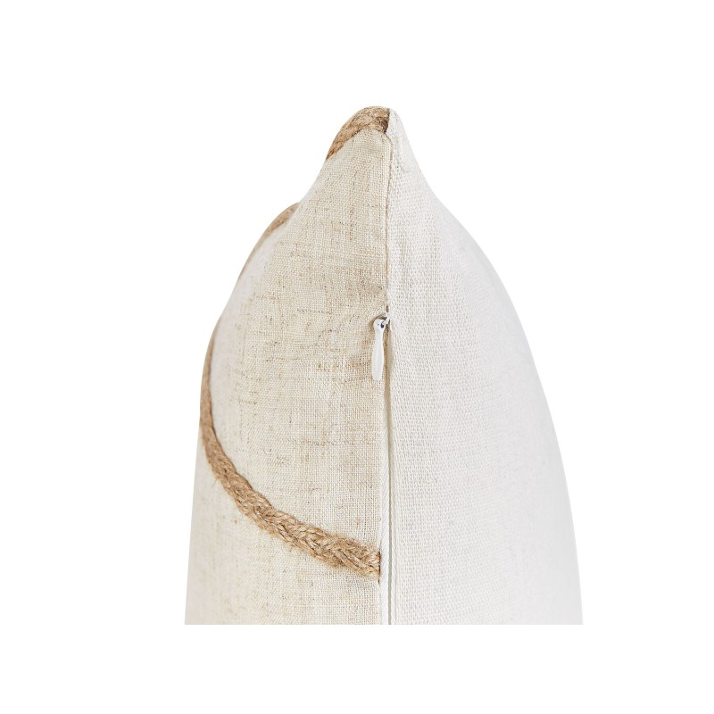 Zestaw 2 poduszek dekoracyjnych LICUALA 45 x 45 cm Beżowy Wzór geometryczny