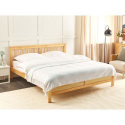 Koc AMPARA Bawełna 200 x 220 cm Złamana biel