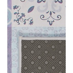 Dywan mozaika 140 x 200 cm wielokolorowy INKAYA