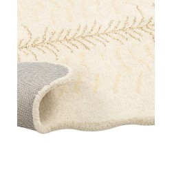 Dywan dziecięcy wełniany niedźwiedź 100 x 160 cm biały TAQQIQ