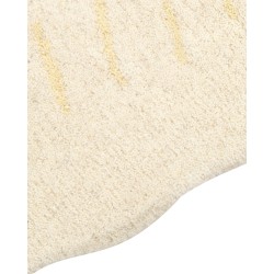 Dywan dziecięcy wełniany niedźwiedź 100 x 160 cm biały TAQQIQ