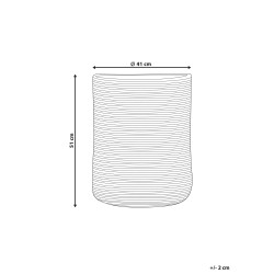 Kosz YERKOY Bawełna Czarny