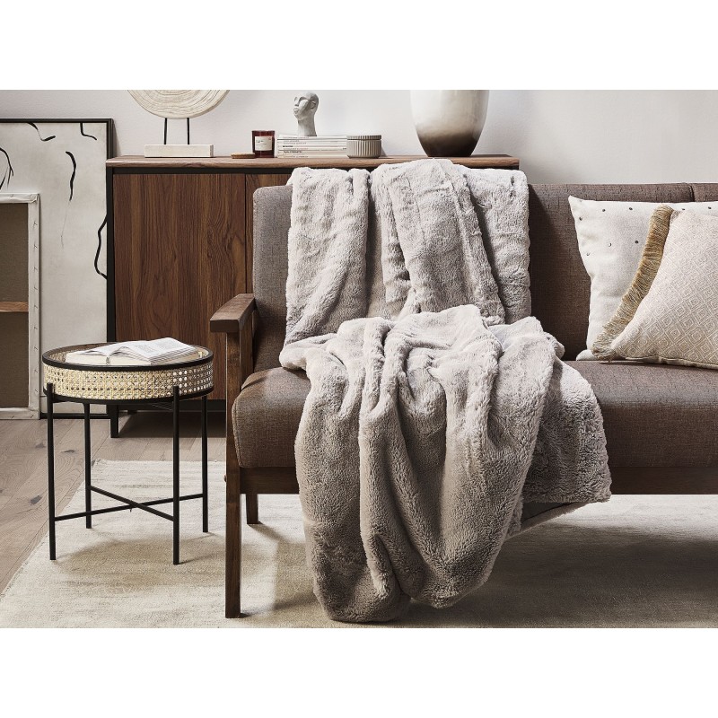 Koc CHAAB 150 x 200 cm Jasnoszary