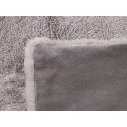 Koc CHAAB 150 x 200 cm Jasnoszary