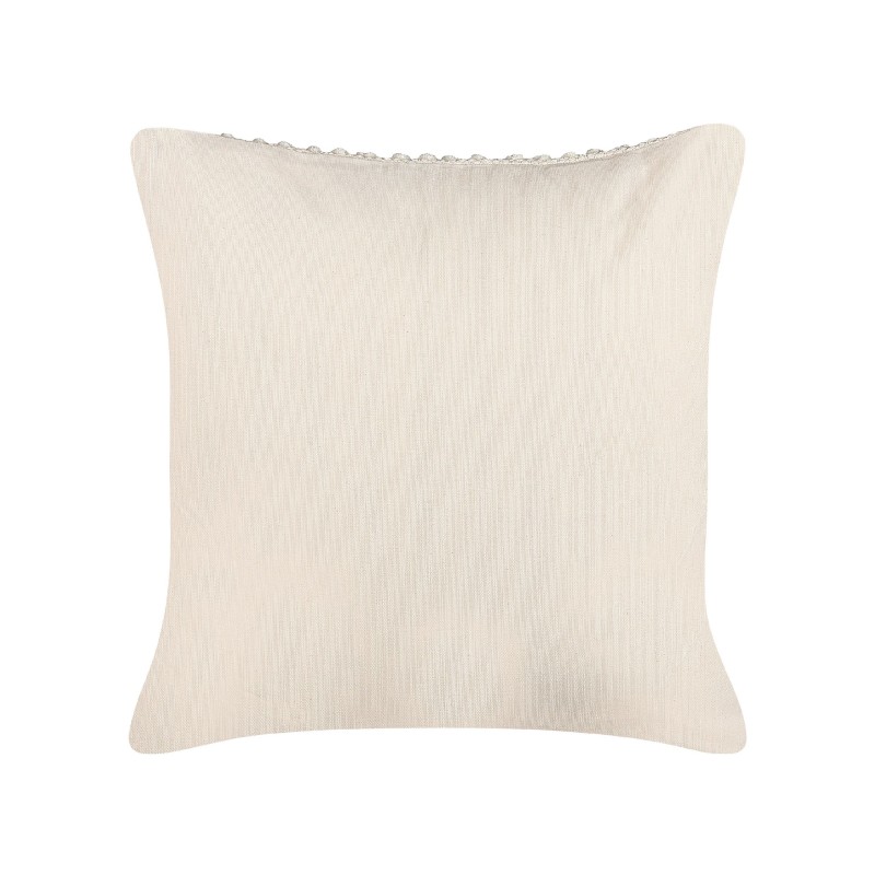 Zestaw 2 poduszek dekoracyjnych OXALIS 45 x 45 cm Beżowy Jednolity